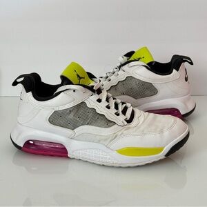 Nike Air Jordan Max-200 Vibrant White Fuchsia CD 6105-102 Size 10.5